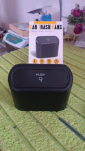 Mini Car Trash Can with Lid, Waterproof Car Trash Bin Storage Box (1 Pc)